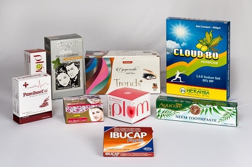 Assorted Cartons Printed on FBB